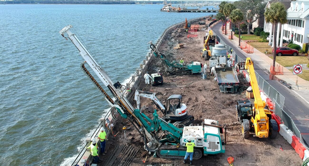 Charleston Low Battery Seawall Rehabilitation – Phases I, II, and III
